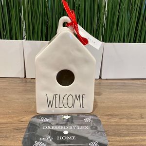 NWT Rae Dunn WELCOME Birdhouse